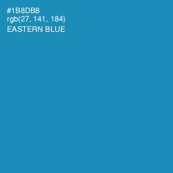 #1B8DB8 - Eastern Blue Color Image